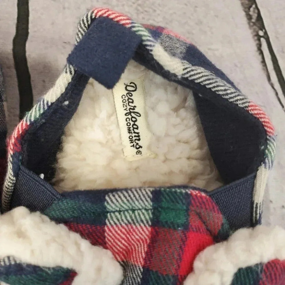 LIL BEAR 9/10 Dearfoams LiL Bear Memory Foam Slippers - Picture 9 of 10